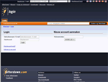 Tablet Screenshot of login-nl.afterdawn.com